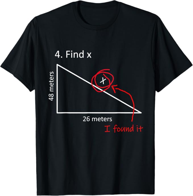 Rakuten - 【楽天スーパーSALE】Sarcastic Find X ピタゴリアン 数学教師 Tシャツ