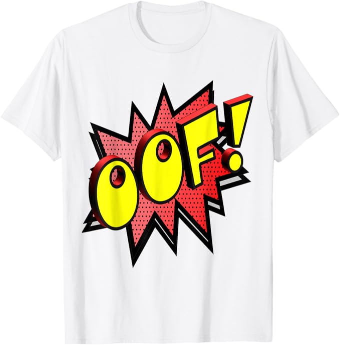楽天トップファイヤー楽天市場店Kids Oof Comic Book Hero Gamer ビデオゲームプレーヤー Tシャツ