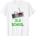 Old School ビデオゲーム コンピューター オタク ゲーマー ギフト Tシャツ