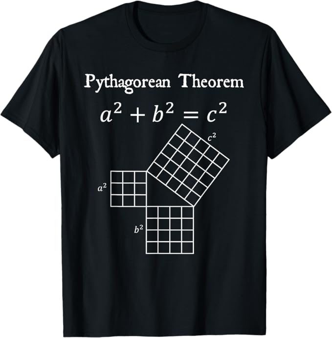 ピタゴラスの定理 三角形 数学教師 オタク ギフト Tシャツ topfire-10006955 トップファイヤー楽天市場店 パッケージ画像