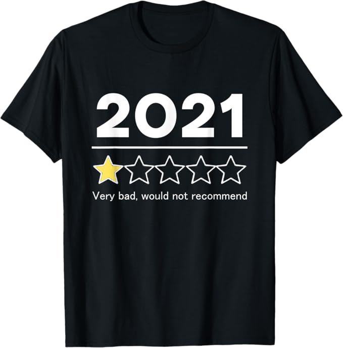 Rakuten - 【楽天スーパーSALE】2021年 レビュー 星一つ 文字入り メンズ おもしろ 面白い 服 オリジナル おもしろグッズ ネタ Tシャツ