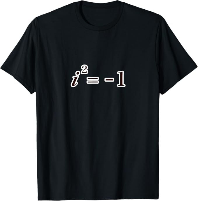 乐天商城 - i2 = -1 虚数《数学》方程式 理数系 数字 面白い Tシャツ