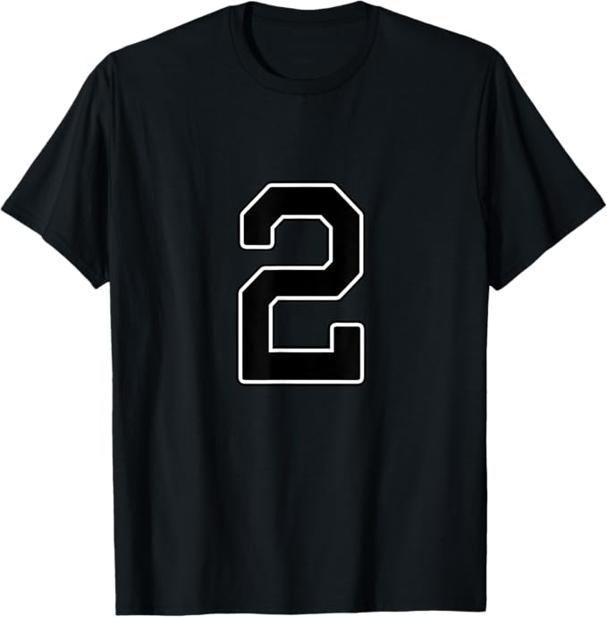 Rakuten - 2 - 数字 番号 ナンバリング ナンバー ユニフォーム スポーツ 野球 サッカー 部活 Tシャツ