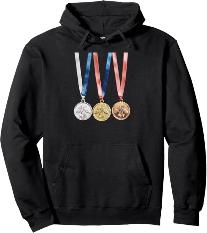 Rakuten - 【楽天スーパーSALE】メダル おもしろ スポーツ コスチューム 大会 メンズ 面白い 服 ネタ グッズ プレゼント キッズ パーカー