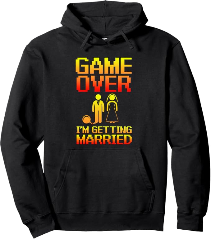 Rakuten - 【楽天スーパーSALE】ゲームオーバー　結婚します ゲーマー ネタ 文字入り メンズ おもしろ 面白い 服 オリジナル グッズ パーカー