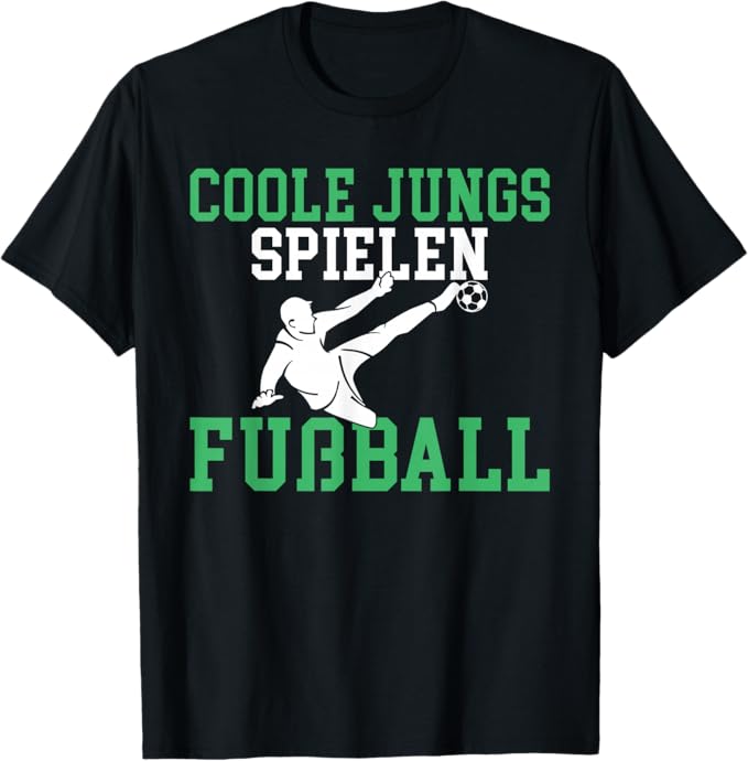 Rakuten - 【楽天スーパーSALE】クールな男の子がサッカーをする 本物のサッカー選手のモチーフ Tシャツ
