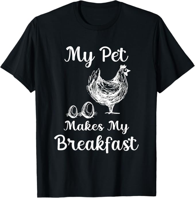 Rakuten - 私のペットは私の朝食を作ります Tシャツ
