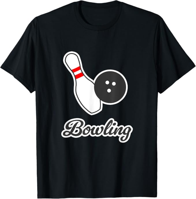 ボウリング Bowling（ピンとボール）玉 ボーリング グッズ おしゃれ かっこいい Tシャツ