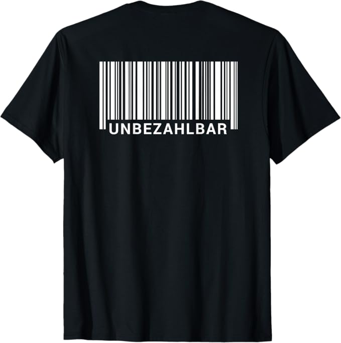 Rakuten - 【楽天スーパーSALE】【バックプリント・背中側】プライスレスバーコード Tシャツ