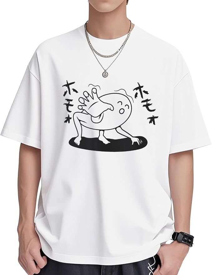 Rakuten - ホモォーホモォー メンズ 半袖 クルーネック 面白 おもしろ おかしい コットン カジュアル Tシャツ