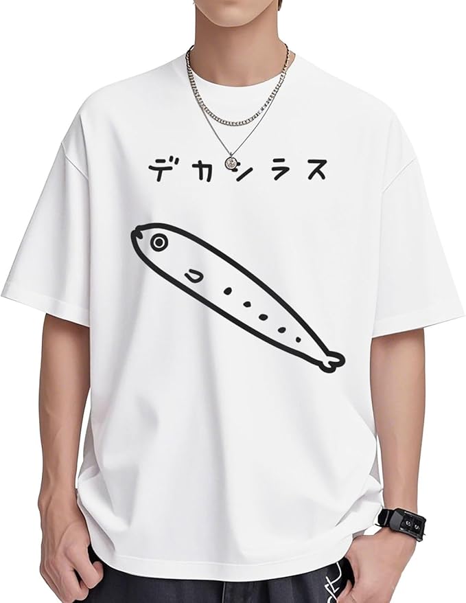 Rakuten - 【楽天スーパーSALE】デカミラス メンズ 半袖 クルーネック 面白 おもしろ おかしい コットン カジュアル Tシャツ