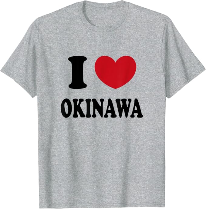 乐天商城 - I Love Okinawa 沖縄大好き Tシャツ