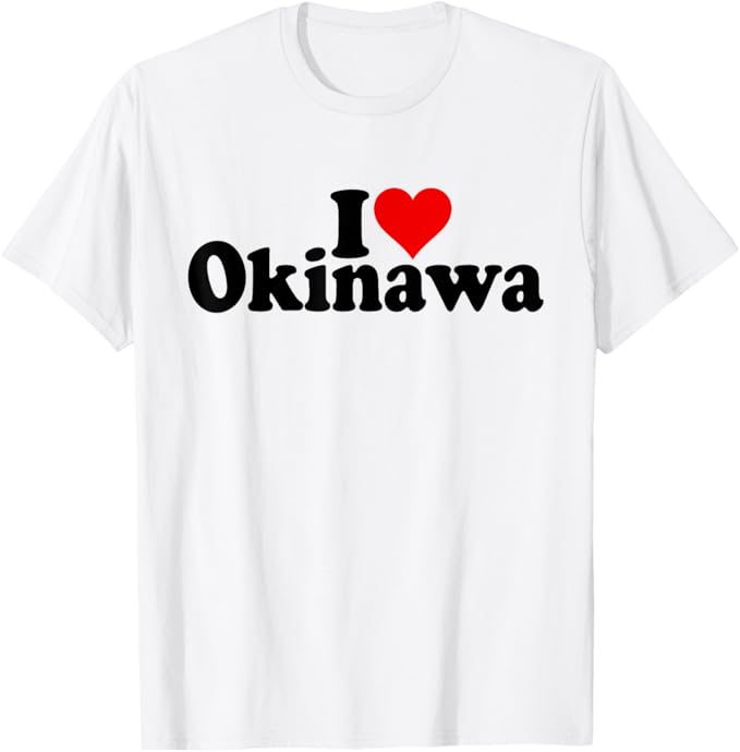 I LOVE HEART 沖縄 Tシャツ