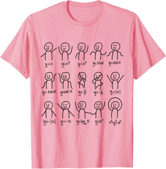 乐天商城 - 代数ダンス 面白い関数 グラフ 図表 数学方程式 Tシャツ