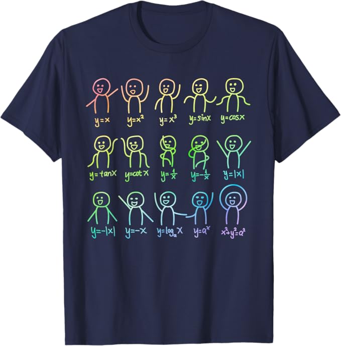 乐天商城 - 代数ダンスおかしい関数グラフ図科学数学方程式 Tシャツ