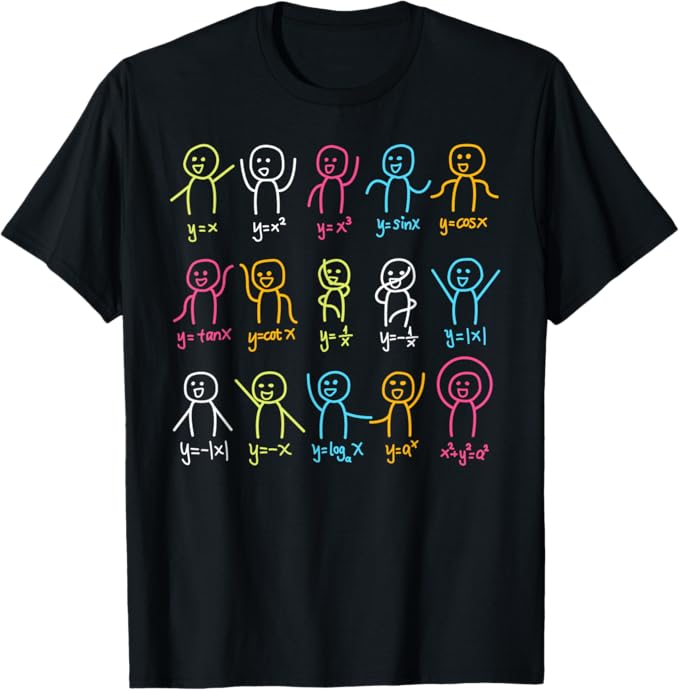 乐天商城 - 代数ダンスおかしい関数グラフ図科学数学方程式 Tシャツ