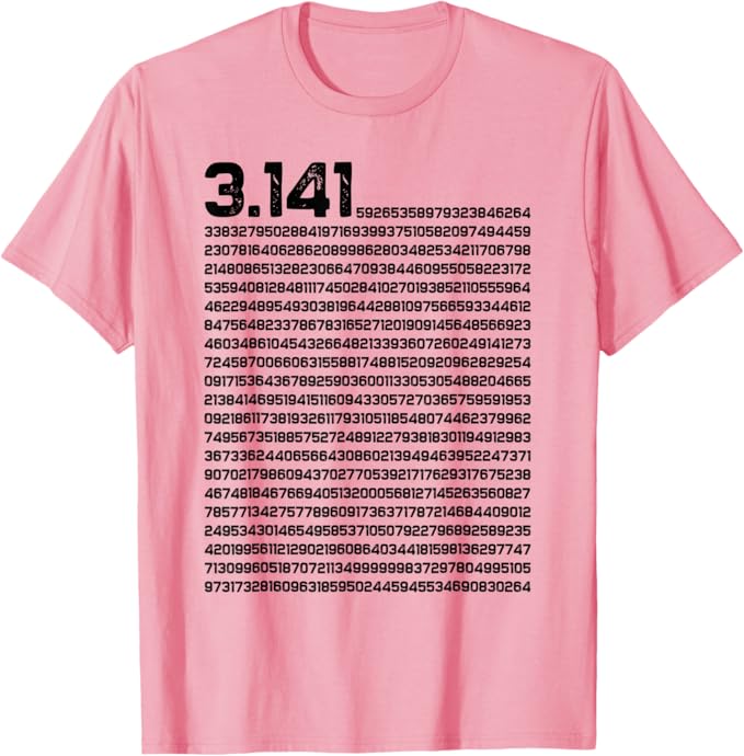 Rakuten - 【楽天スーパーSALE】3.14 円周率の日 数学 非合理数 円周率 Tシャツ