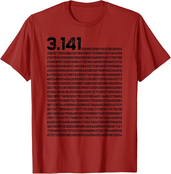 Rakuten - 【楽天スーパーSALE】3.14 円周率の日 数学 非合理数 円周率 Tシャツ