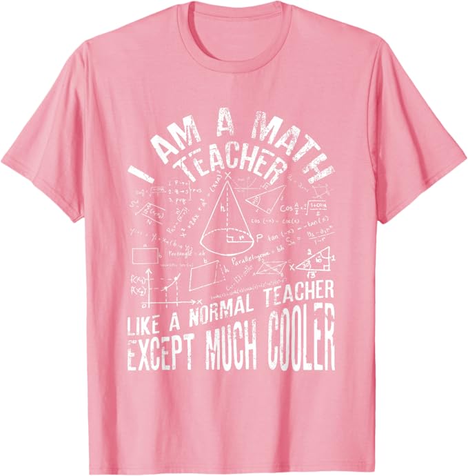Rakuten - 私は数学の先生です 先生のための面白い数学 Tシャツ