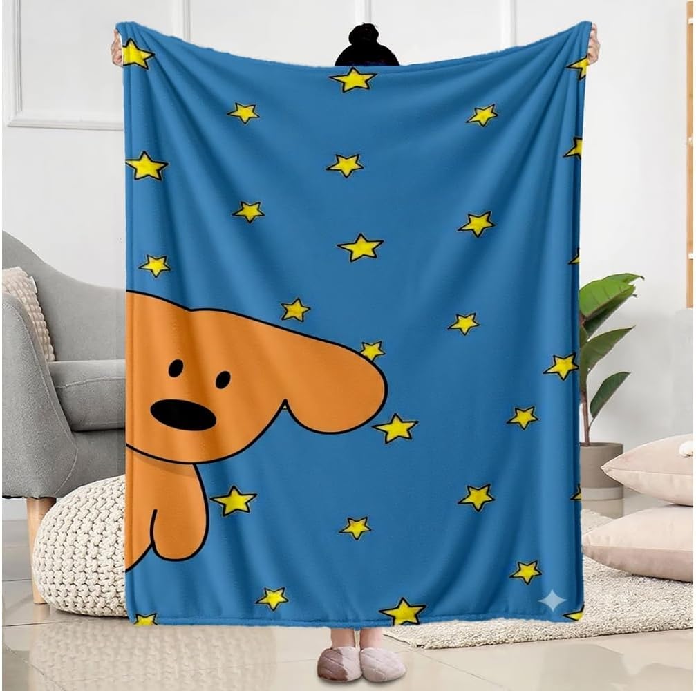 商品情報サイズ・重量75×100cm：約345g100×125cm：約525g125×150cm：約725g150×200cm：約1085g素材ポリエステル100％生地フランネル（毛玉ができにくい）シーズンオールシーズン用途ひざ掛け・お昼寝・冷房対策・防寒洗濯洗濯機洗い可生産国日本星柄 ブルー 犬 夜空 プレゼント 子供 友達 母の日 父の日 夫婦 カップル ブランケット 毛布 ギフト ひざ掛け 贈り物 ふわふわ キャンプ 昼寝 ソファ あったか 洗える 冷房対策 柔らか 75×100cm　100×125cm　125×150cm　150×200cm ブランケット 毛布 ギフト ひざ掛け 父 母 祖母 祖父 安心 ぬくもり 大切な人への贈り物 5
