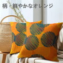 【楽天スーパーSALE】PAKAZA クッションカバー 45×45cm 幾何学模様 モダン 円形 アート おしゃれ インテリア ユニーク シンプル 個性 ポップ...
