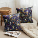 【楽天スーパーSALE】クッションカバー 2枚セット 30×30cm 40×40cm 45×45cm 50×50cm 55×55cm 60×60cm 星の輝き ...