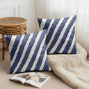 【楽天スーパーSALE】クッションカバー 2枚セット 45×45cm 30×30cm 40×40cm 50×50cm 55×55cm 60×60cm ネイビーと...