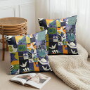 【楽天スーパーSALE】クッションカバー 30×30cm 40×40cm 45×45cm 50×50cm 55×55cm 60×60cm 2枚セット 幾何学模様...