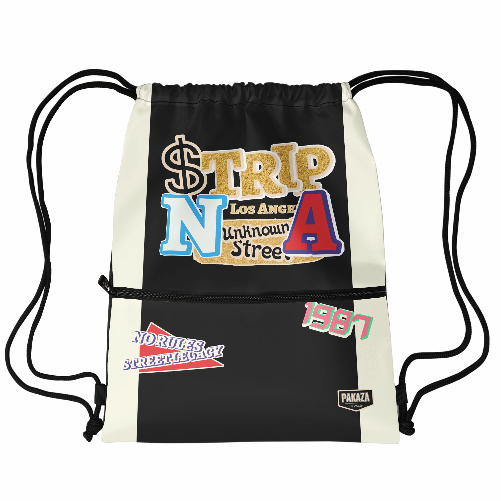 ナップザック ジムサック 温泉バッグ オリジナル おしゃれ 山登り お買い物 プールバッグ 水泳 巾着 ジムバッグ お風呂バッグ フィットネス お着替え入れ シューズ収納 折り畳み スポーツ 軽量 大容量 PAKAZA