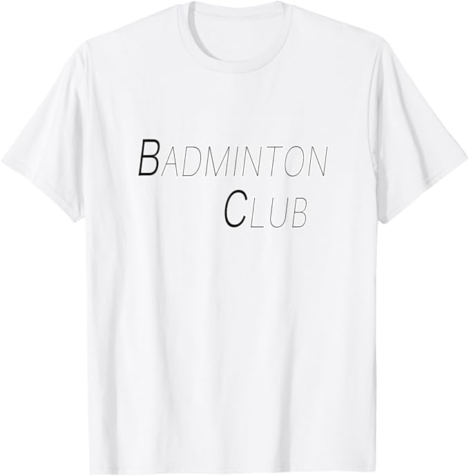 バドミントン部 BADMINTON CLUB（部活 クラブ）【ユニフォーム】スポーツ 文字 ウェア かっこいい Tシャツ