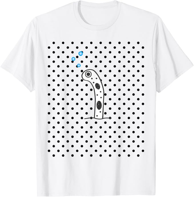Rakuten - 【楽天スーパーSALE】チンアナゴ《ドット柄 水玉模様》魚 水族館の生き物 かわいい 面白い 動物 Tシャツ