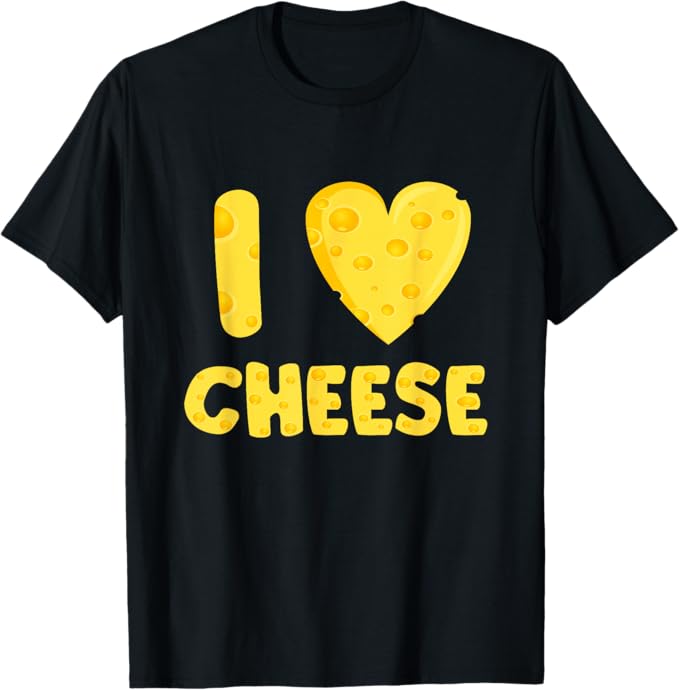 Rakuten - 【楽天スーパーSALE】チーズ ギフト チーズ愛好家 ギフト Cheese Lover I love cheese Tシャツ