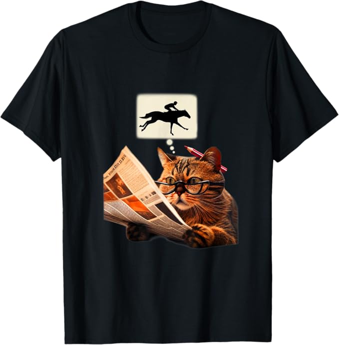 Rakuten - 競馬 猫 ネコ 馬Tシャツ ウマ レース 馬 乗馬 メンズ おもしろグッズ ネタ 大人 男性 Tシャツ