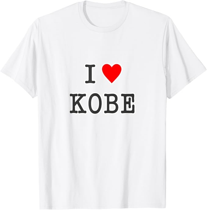 乐天商城 - アイラブ・KOBE 神戸（I Love ハート）兵庫【47都道府県】JIMO-T ジモティ お土産 プレゼント 面白 Tシャツ