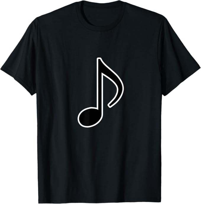 Rakuten - 音符（八分音符）【音楽 バンド】シンプル イラスト デザイン Tシャツ