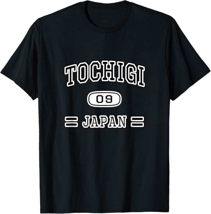 栃木 TOCHIGI【チームユニフォーム カレッジ風】JIMO-T ジモティ プレゼント お土産 面白い かっこいい Tシャツ