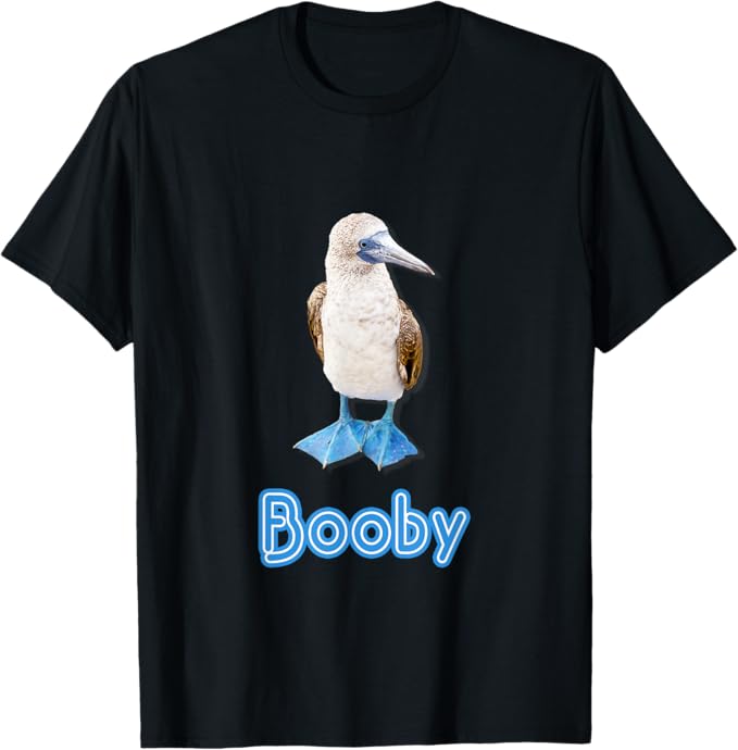 ブービーバード カツオドリ Booby BIrd 鳥 写真【リアルフォト】ゆるくて かわいい Tシャツ