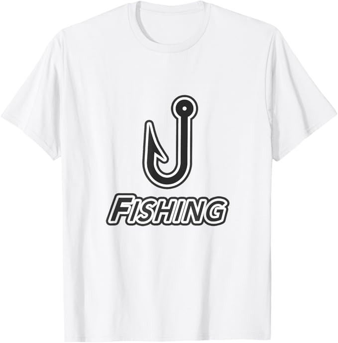 FISHING フィッシング 釣り針 クラブ 部活 面白い かっこいい Tシャツ