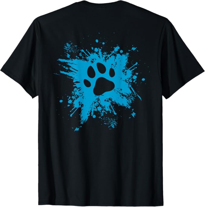 Rakuten - 【楽天スーパーSALE】【バックプリント・背中側】犬の足跡 Tシャツ