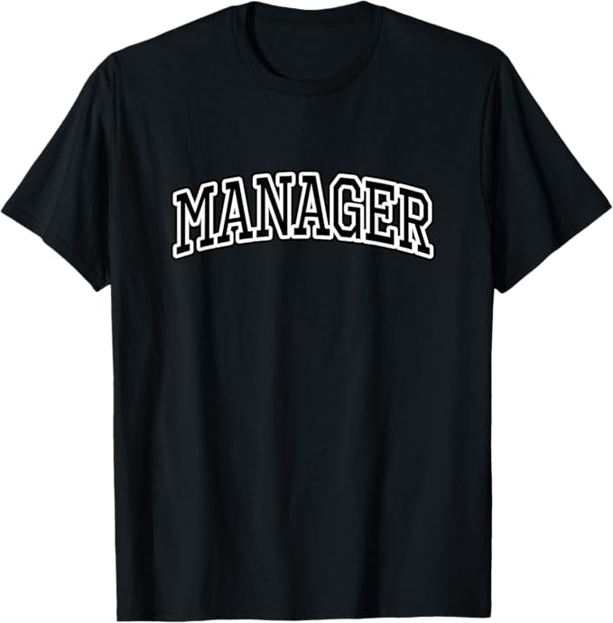 乐天商城 - MANAGER マネージャー（部活 クラブ）【チーム ユニフォーム風】フォント スポーツ かわいい アルファベット 英語 Tシャツ