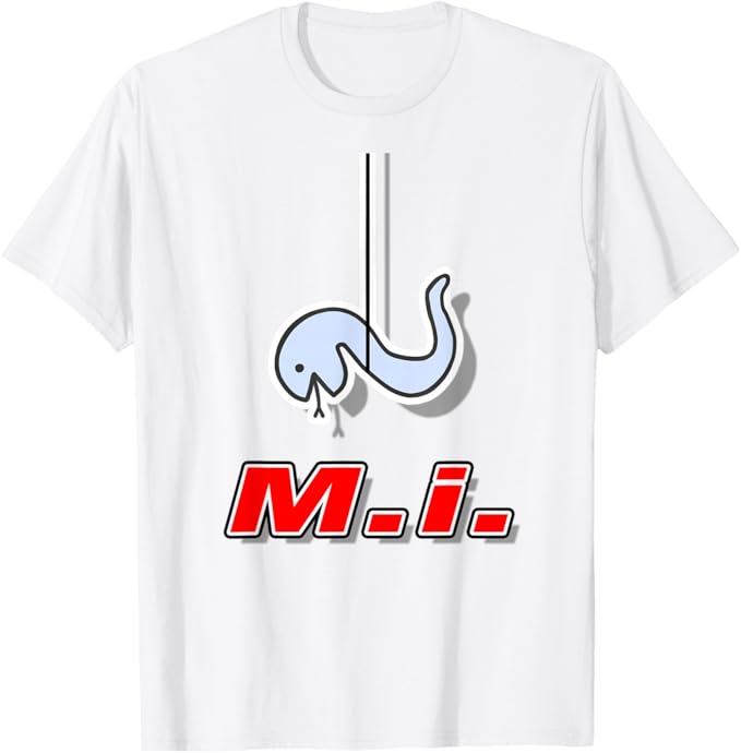 Rakuten - M.I.【ミッション・巳】《蛇 へび》巳年 蛇年干支 2025 映画 パロディ かわいい 面白い Tシャツ