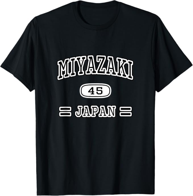 宮崎 MIYAZAKI【チームユニフォーム カレッジ風】JIMO-T ジモティ プレゼント お土産 面白い かっこいい Tシャツ