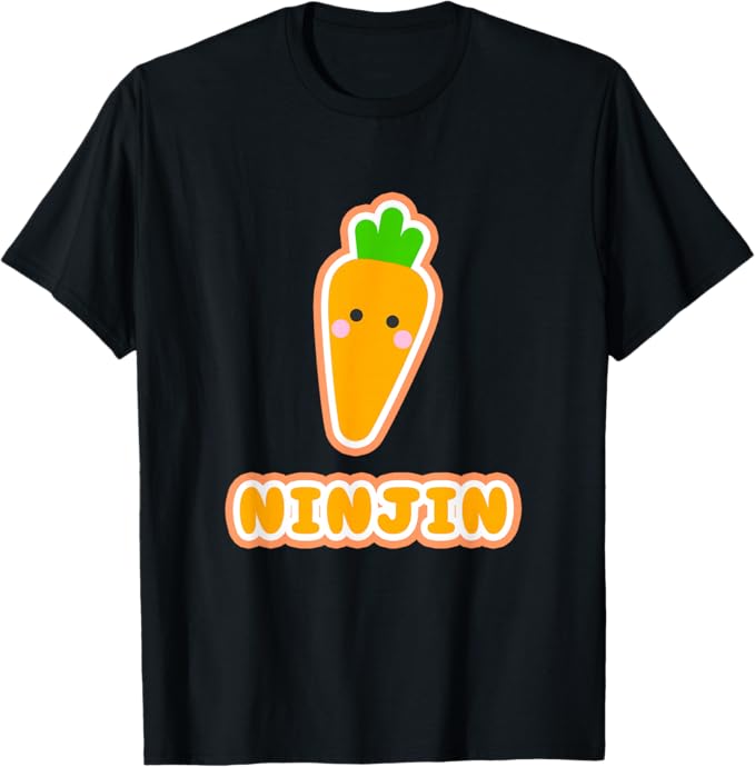 Rakuten - ニンジン 人参 NINJIN『OYASAI お野菜』ゆるくて かわいい キャラクター 面白い Tシャツ