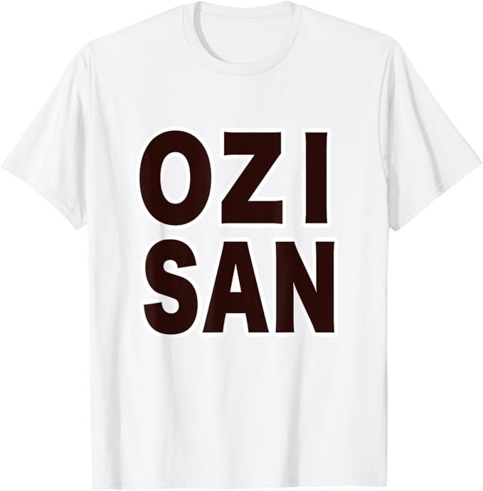 乐天商城 - OZISAN おじさん 大きな文字ア ルファベット 面白 Tシャツ