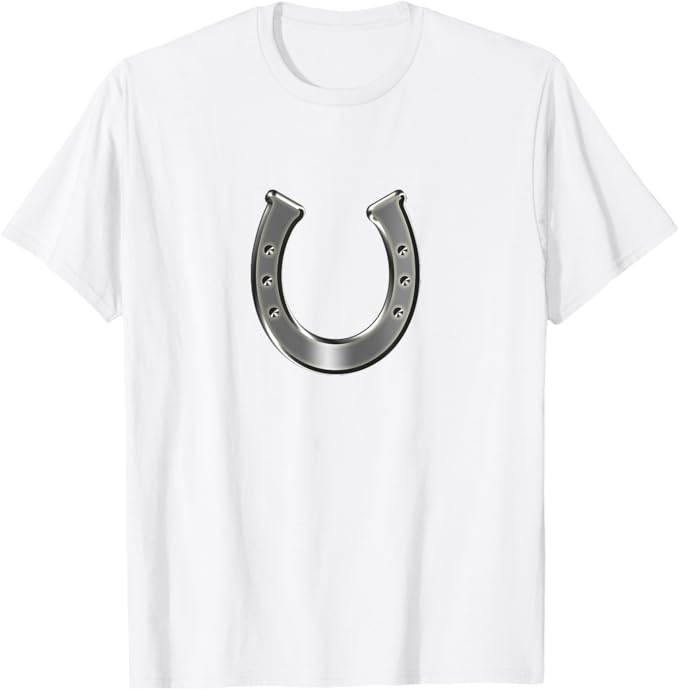 蹄鉄 午年【馬年 ウマ】エンブレム 2026【干支 十二支】面白い かっこいい Tシャツ