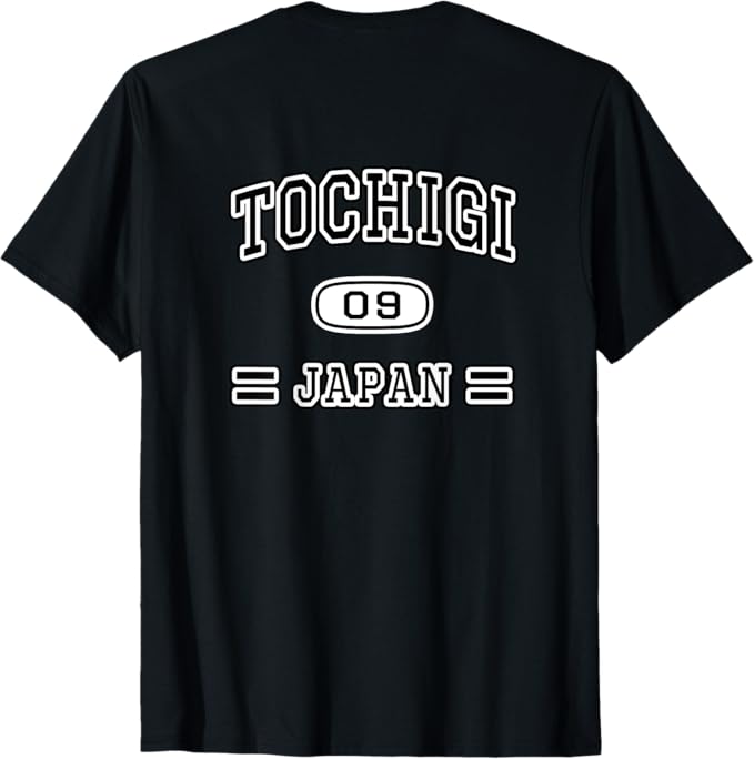 乐天商城 - 【バックプリント・背中側】栃木 TOCHIGI【チームユニフォーム風】JIMO-T ジモティ プレゼント 面白い Tシャツ