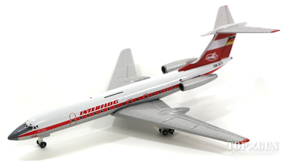 ツポレフ TU-134A インターフルーク（旧東ドイツ） 7-80年代 DM-SCV 1/500 2016年12月2日発売 herpa/ヘルパウィングス飛行機/模型/完成品 [527095]