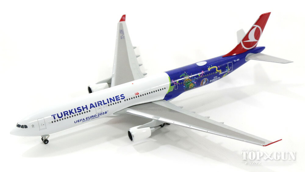 エアバス A330-300 ターキッシュ・エアラインズ 特別塗装 「UEFAユーロ2016」 TC-JOH 1/500 2017年1月28日発売 herpa/ヘルパウィングス飛行機/模型/完成品 