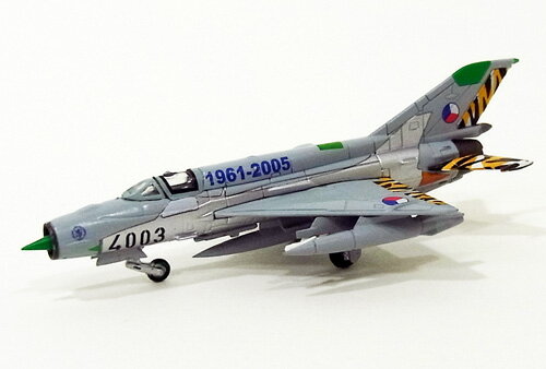 MiG-21MF チェコ空軍 第211戦術飛行隊 引退記念塗装 05年 #4003 1/200 2012年7月17日発売 herpa/ヘルパウィングス飛行機/模型/完成品 [554930]