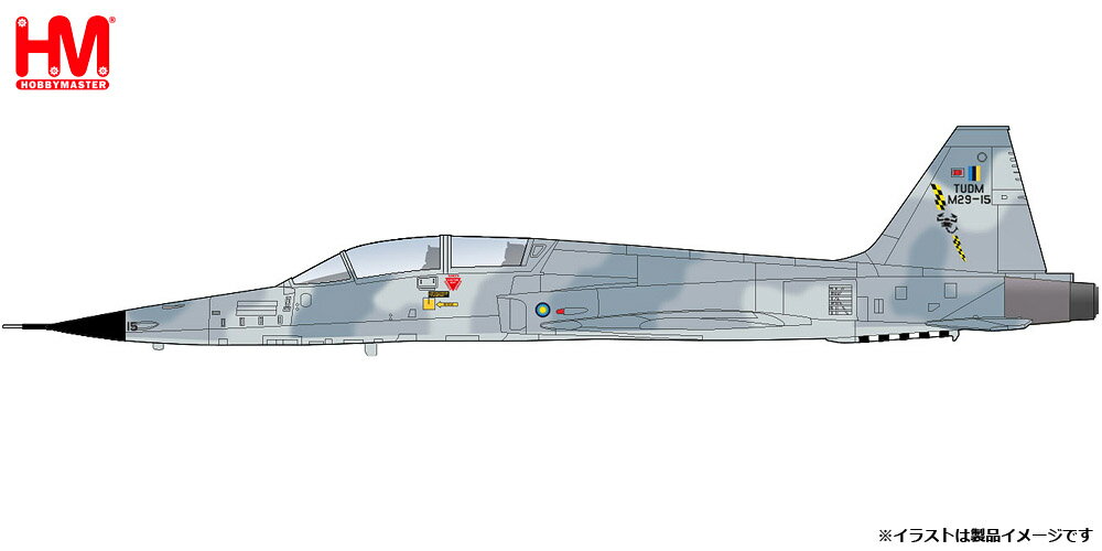 F-5F(複座型) タイガー2 マレーシア空軍 第12飛行隊 1/722023年10月27日発売 HobbyMaster（ホビーマスター）飛行機/模型/完成品 [HA3368]